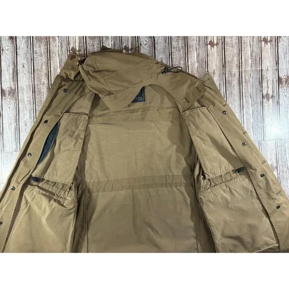 Belstaff England canvas oldham cover Parka coat size L color Beige - Picture 6 of 7